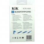 Wholesale KIK 888 Stereo Earphone Headset with Mic and Volume Control (888 Green)